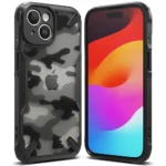 Apple iPhone 15 Plus Ringke Fusion X - Camo Musta