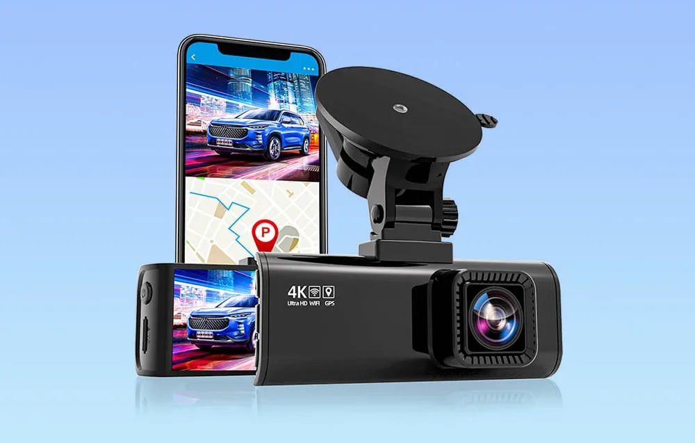 Redtiger F7NS Kojelautakamera – Etukamera, GPS-paikannus 6